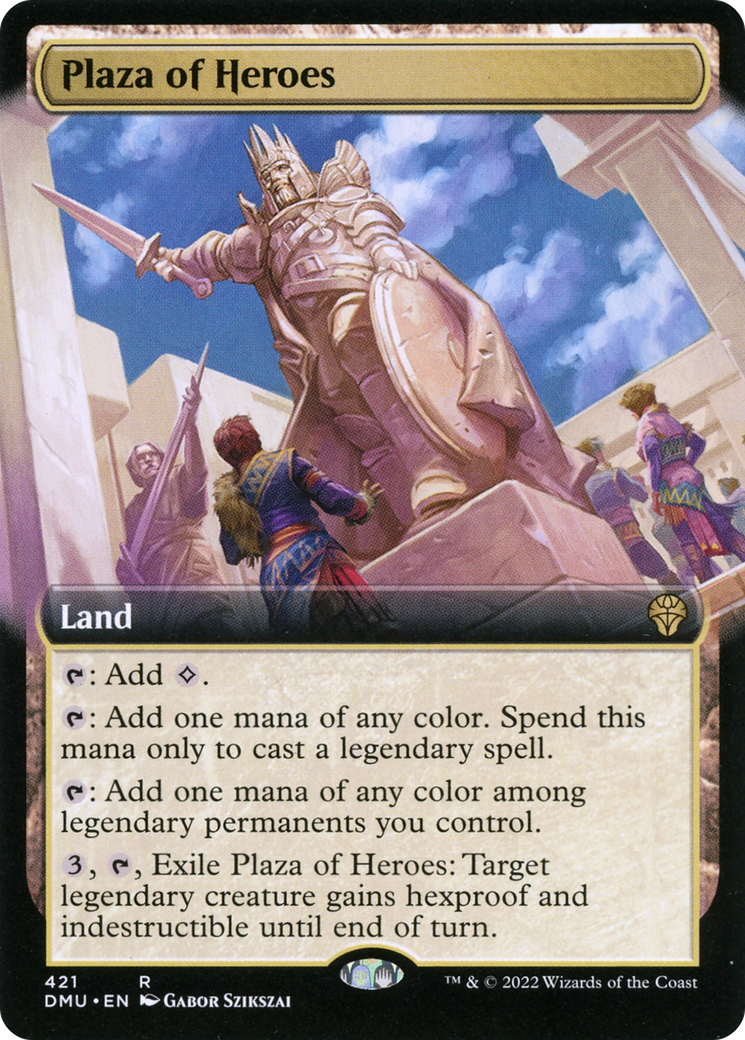 Image of Plaza of Heroes (Extended Art) [Dominaria United]