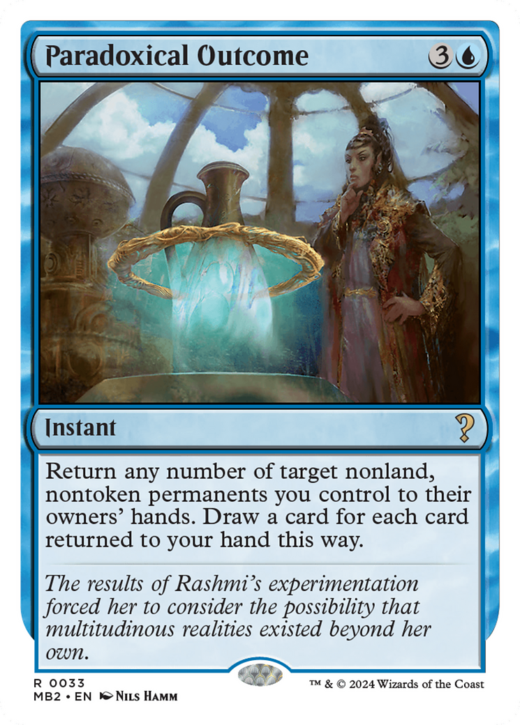 Image of Paradoxical Outcome (White Border) [Mystery Booster 2]
