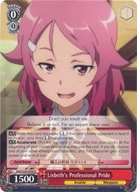 Image of Lisbeth's Professional Pride (SAO/S20-E050 R) [Sword Art Online]