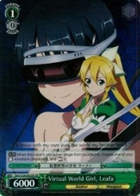 Image of Virtual World Girl, Leafa (SAO/S26-E025S SR) [Sword Art Online Vol.2]
