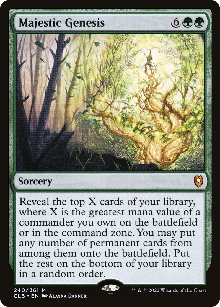 Image of Majestic Genesis [Commander Legends: Battle for Baldur's Gate]