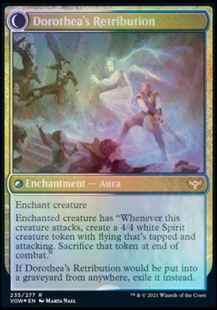 Image of Dorothea, Vengeful Victim // Dorothea's Retribution [Innistrad: Crimson Vow Prerelease Promos]