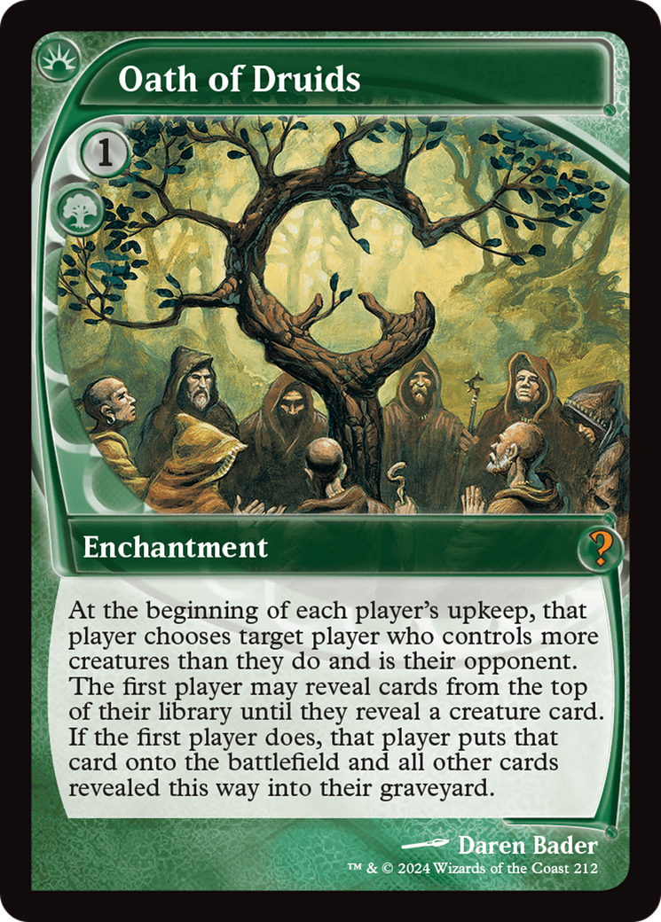Image of Oath of Druids (Future Sight) [Mystery Booster 2]
