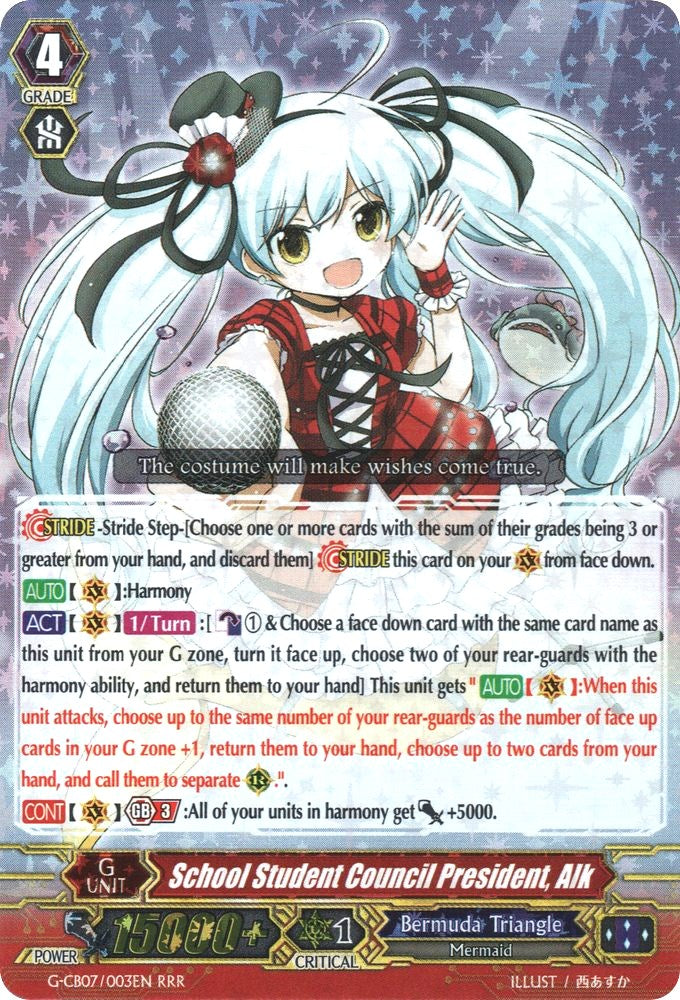 Image of School Student Council President, Alk (G-CB07/003EN) [Divas' Festa]