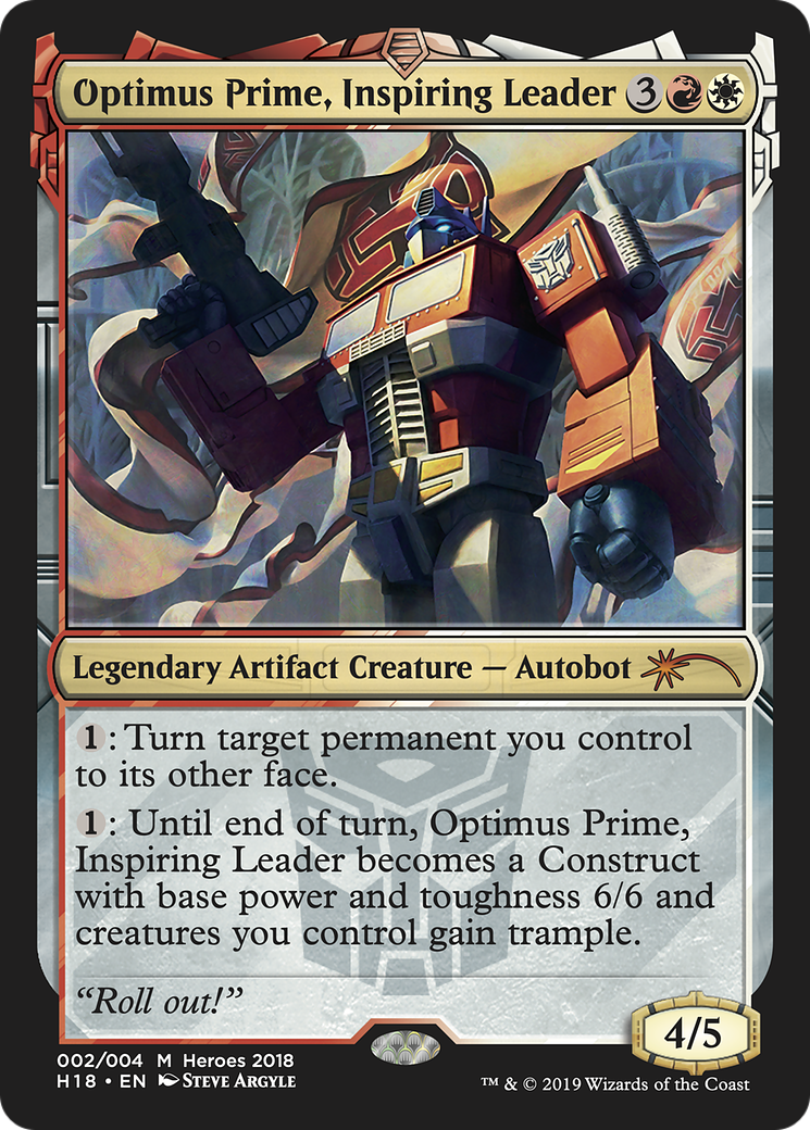 Image of Optimus Prime, Inspiring Leader [Heroes of the Realm 2018]