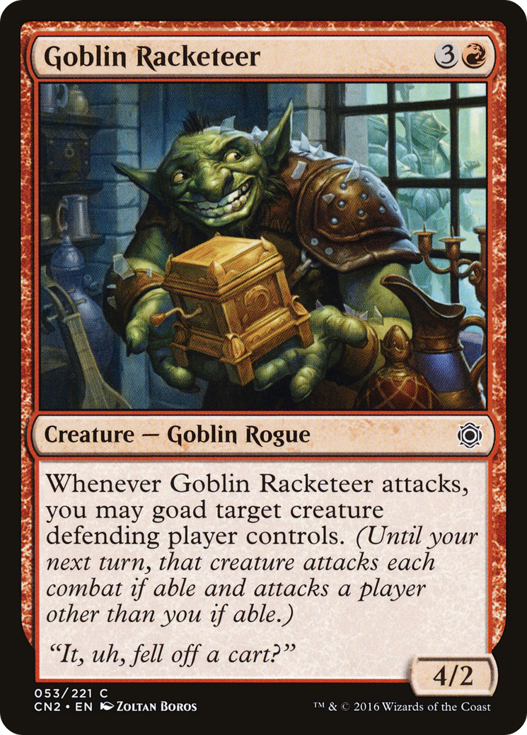 Image of Goblin Racketeer [Conspiracy: Take the Crown]