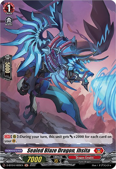 Image of Sealed Blaze Dragon, Ihsita (D-BT04/H09EN) [Awakening of Chakrabarthi]