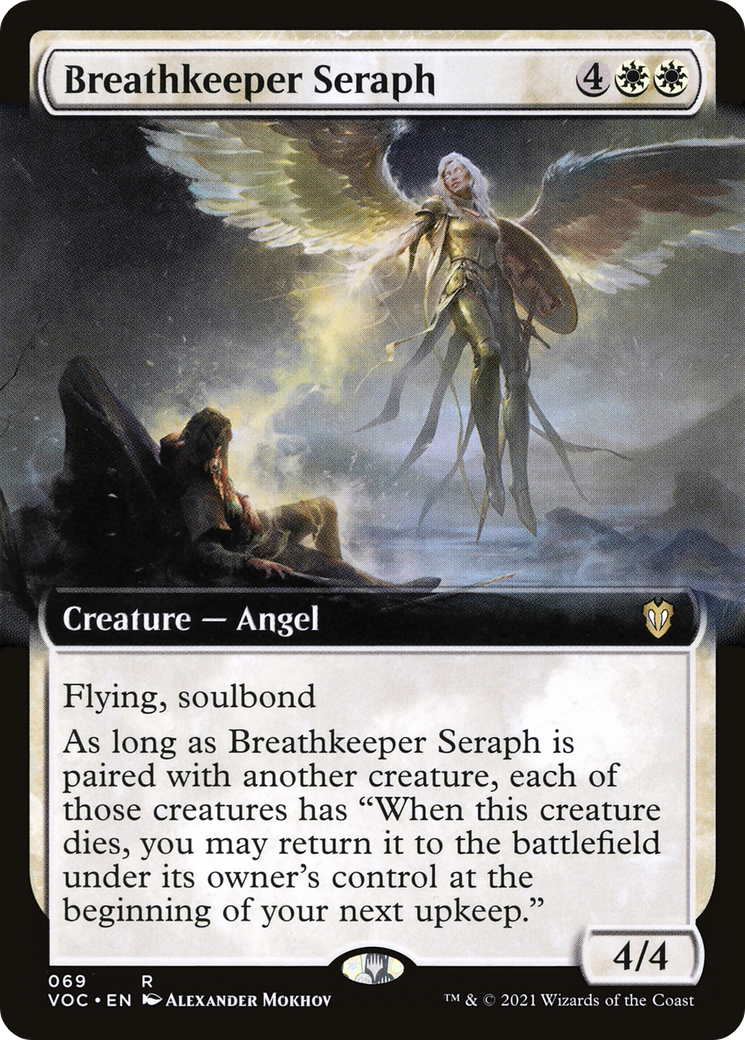 Image of Breathkeeper Seraph (Extended Art) [Innistrad: Crimson Vow Commander]