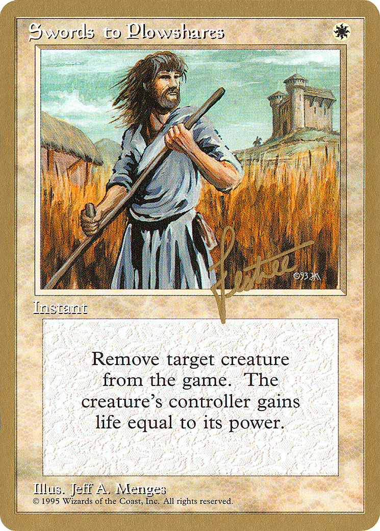 Image of Swords to Plowshares (Bertrand Lestree) [Pro Tour Collector Set]
