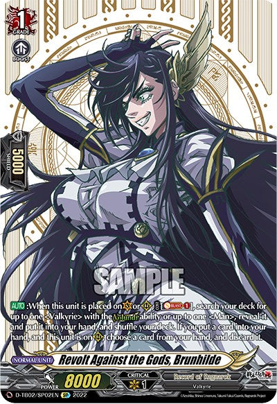 Image of Revolt Against the Gods, Brunhilde (D-TB02/SP02EN) [Record of Ragnarok]