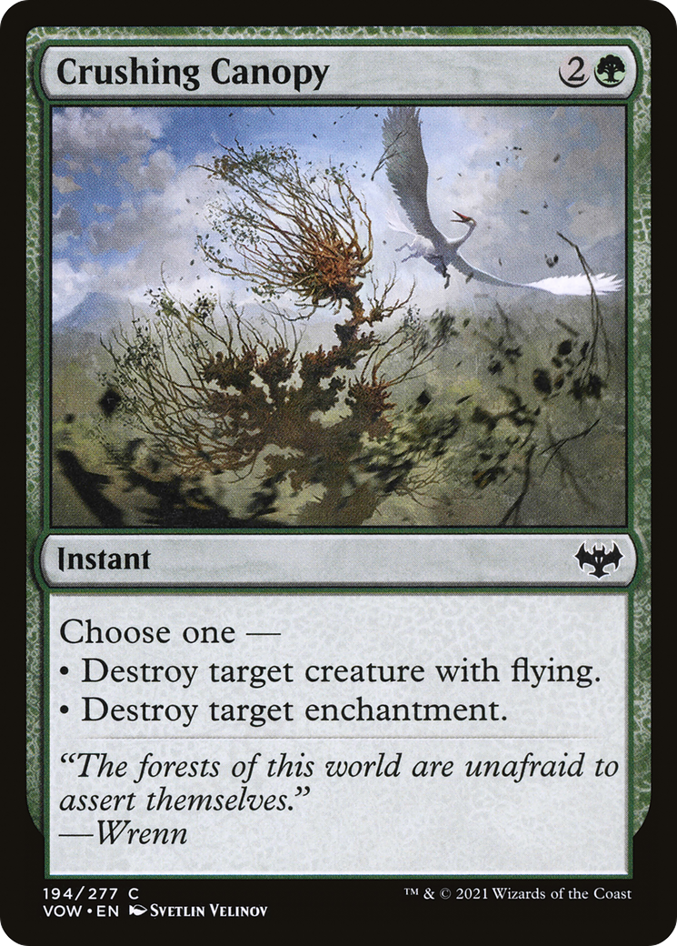 Image of Crushing Canopy [Innistrad: Crimson Vow]