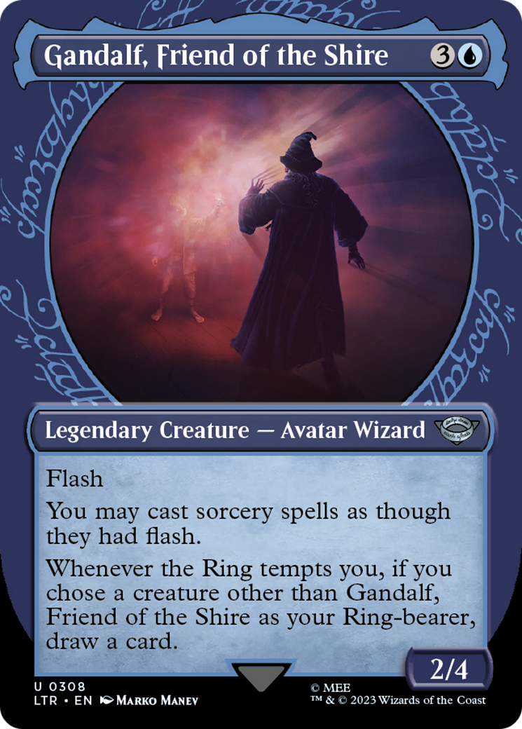 Image of Gandalf, Friend of the Shire (Showcase Ring Frame) [The Lord of the Rings: Tales of Middle-Earth]