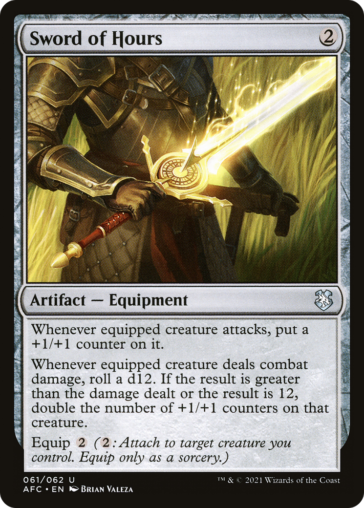 Image of Sword of Hours [Dungeons & Dragons: Adventures in the Forgotten Realms Commander]