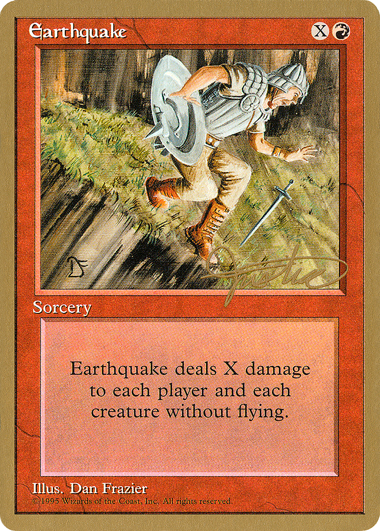 Image of Earthquake (Mark Justice) [Pro Tour Collector Set]