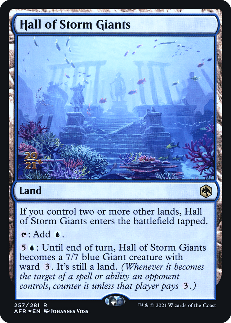 Image of Hall of Storm Giants [Dungeons & Dragons: Adventures in the Forgotten Realms Prerelease Promos]