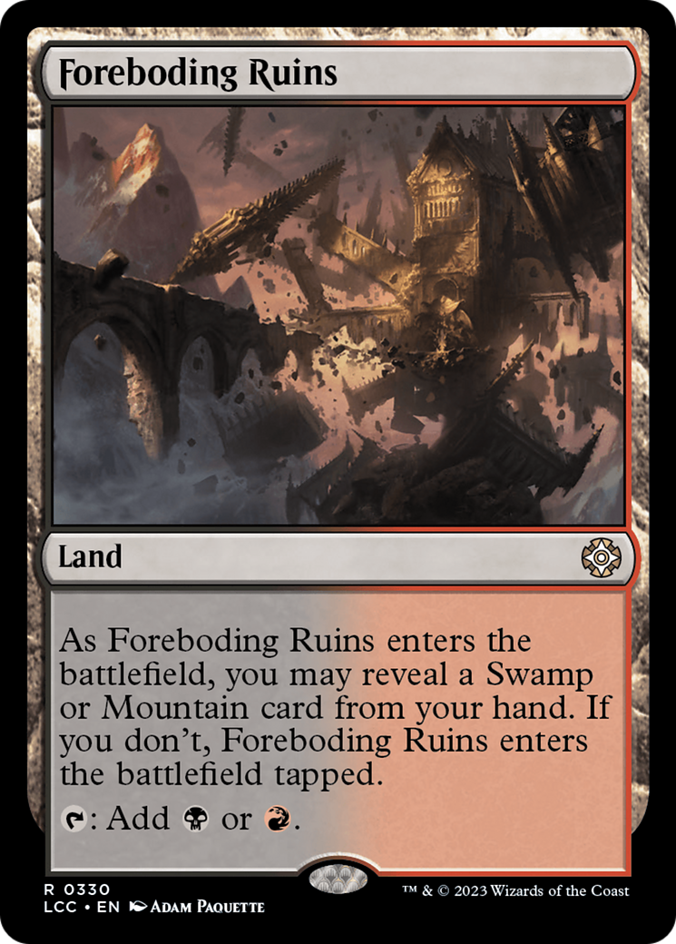 Image of Foreboding Ruins [The Lost Caverns of Ixalan Commander]