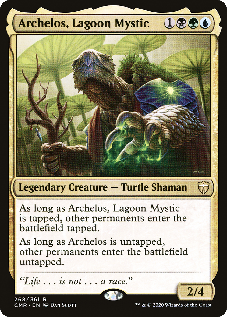 Image of Archelos, Lagoon Mystic [Commander Legends]