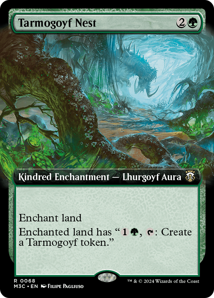 Image of Tarmogoyf Nest (Extended Art) [Modern Horizons 3 Commander]