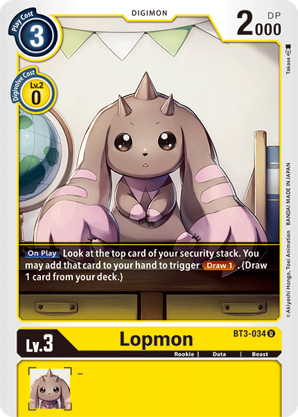 Image of Lopmon [BT3-034] [Release Special Booster Ver.1.5]