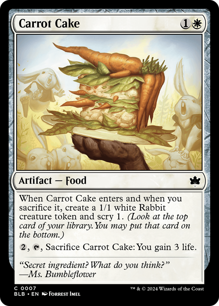 Image of Carrot Cake [Bloomburrow]