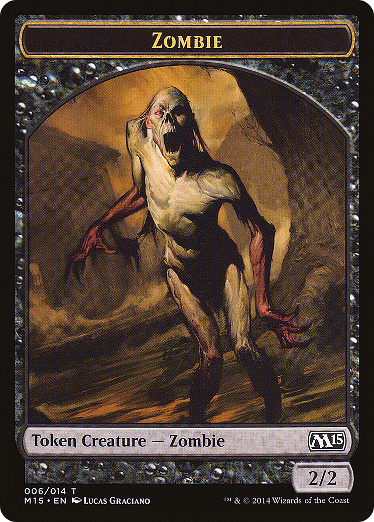 Image of Zombie Token [Magic 2015 Tokens]