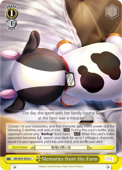 Image of Memories from the Farm (MR/W59-E024 C) [Magia Record: Puella Magi Madoka Magica [Side Story] (Mobile)]
