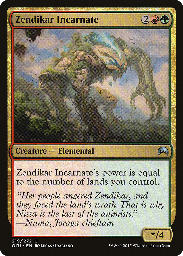Image of Zendikar Incarnate [Magic Origins]