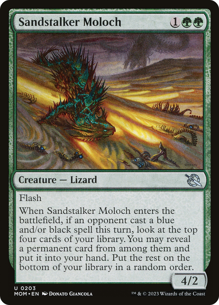 Image of Sandstalker Moloch [March of the Machine]