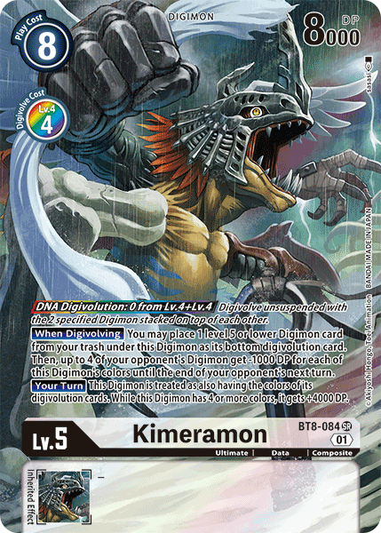 Image of Kimeramon [BT8-084] (Alternate Art) [New Awakening]