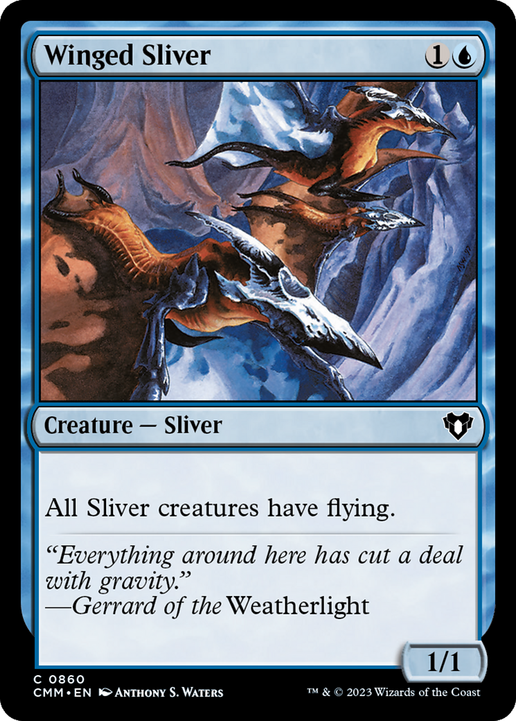 Image of Winged Sliver [Commander Masters]