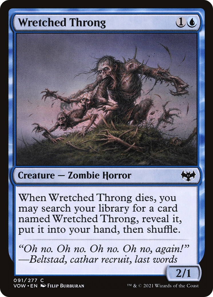 Image of Wretched Throng [Innistrad: Crimson Vow]