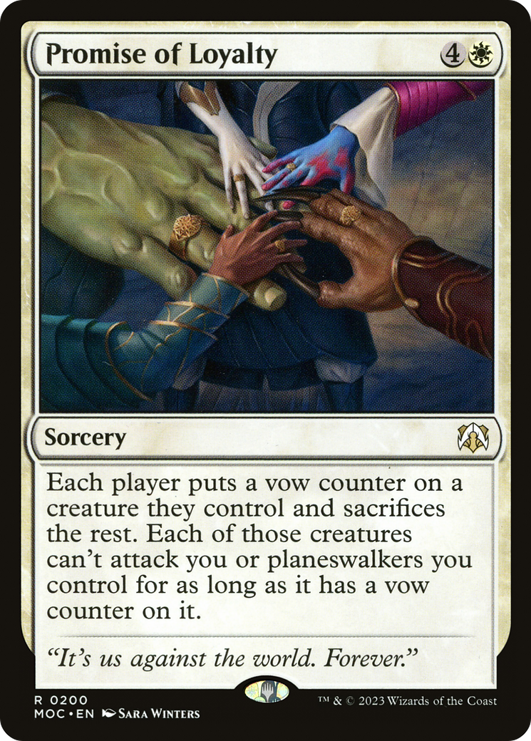 Image of Promise of Loyalty [March of the Machine Commander]