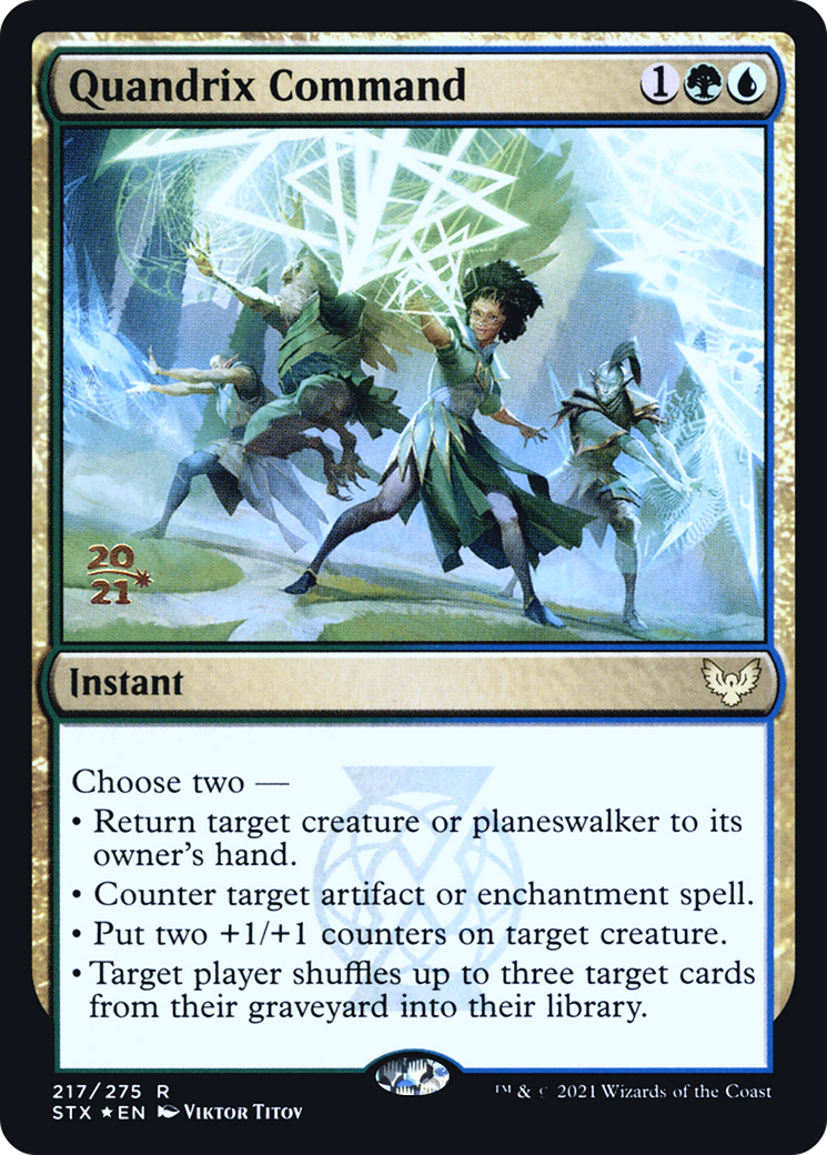 Image of Quandrix Command [Strixhaven: School of Mages Prerelease Promos]