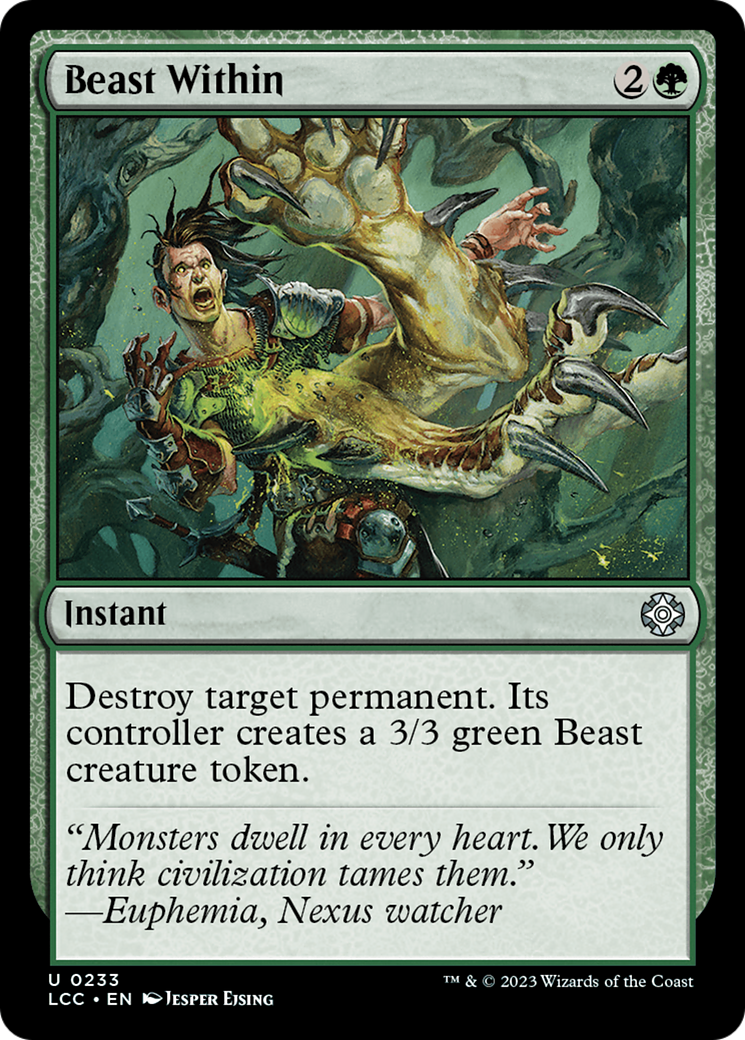 Image of Beast Within [The Lost Caverns of Ixalan Commander]