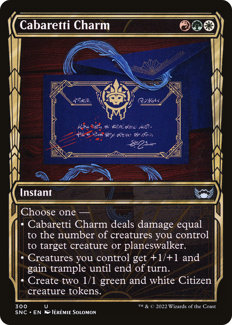 Image of Cabaretti Charm (Showcase Golden Age) [Streets of New Capenna]