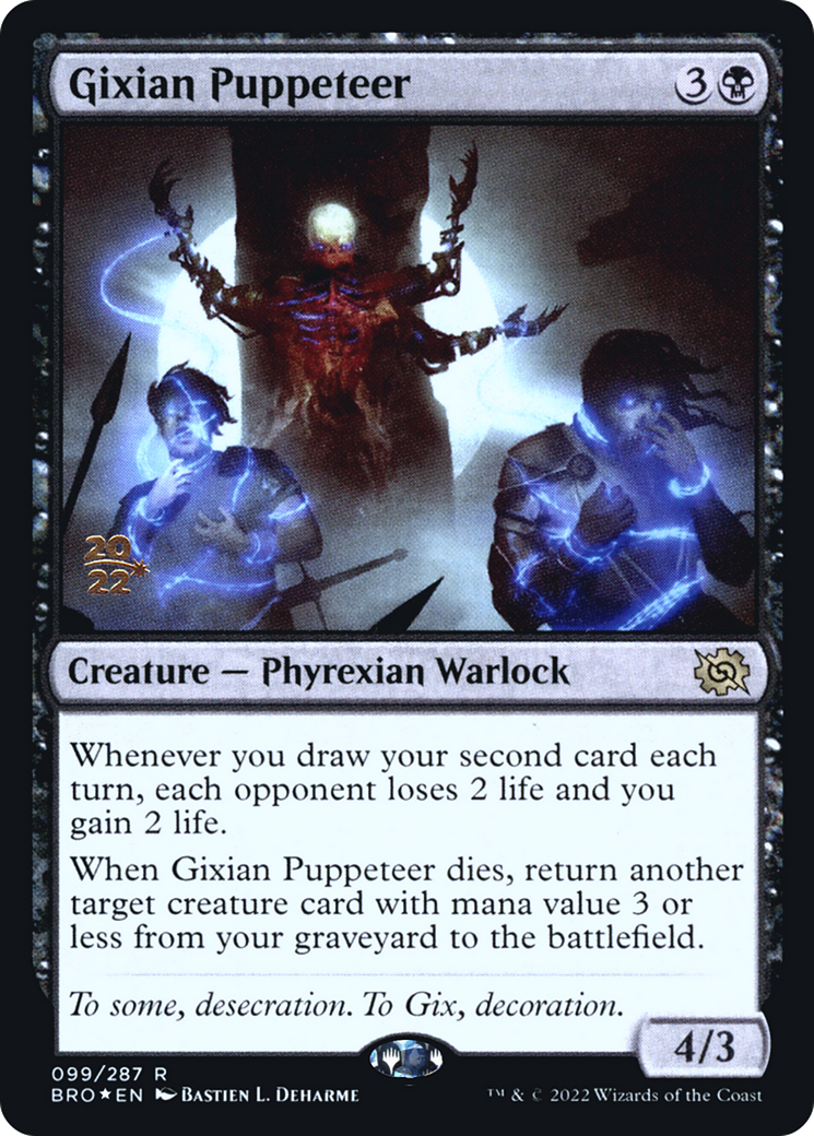 Image of Gixian Puppeteer [The Brothers' War Prerelease Promos]