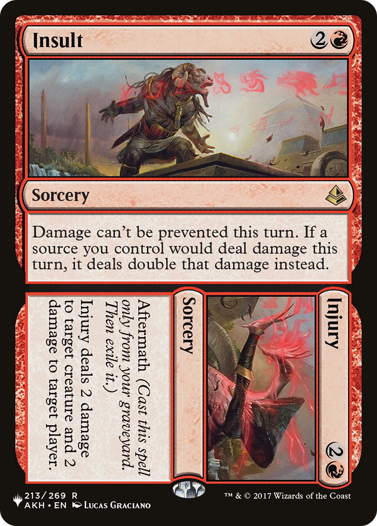 Image of Insult // Injury [The List]
