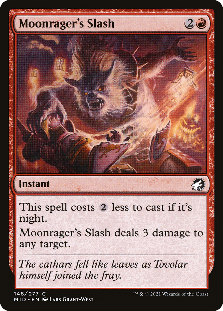 Image of Moonrager's Slash [Innistrad: Midnight Hunt]