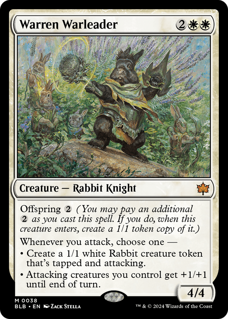 Image of Warren Warleader [Bloomburrow]