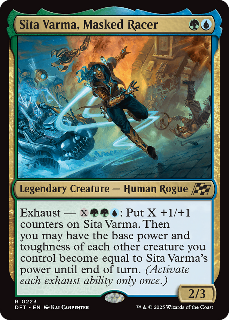 Image of Sita Varma, Masked Racer [Aetherdrift]