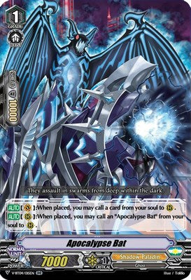 Image of Apocalypse Bat (V-BT04/015EN) [Vilest! Deletor]