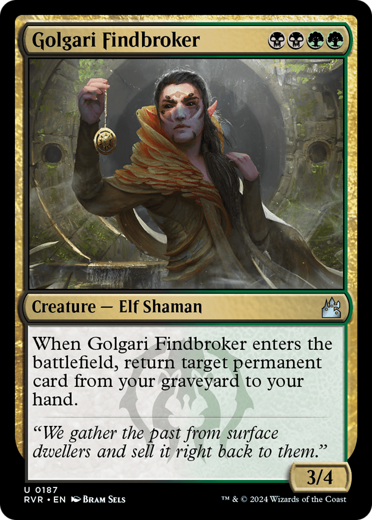 Image of Golgari Findbroker [Ravnica Remastered]
