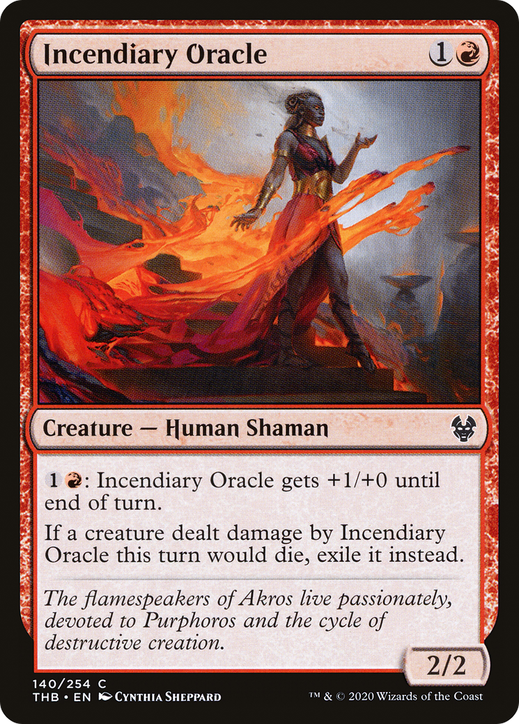 Image of Incendiary Oracle [Theros Beyond Death]
