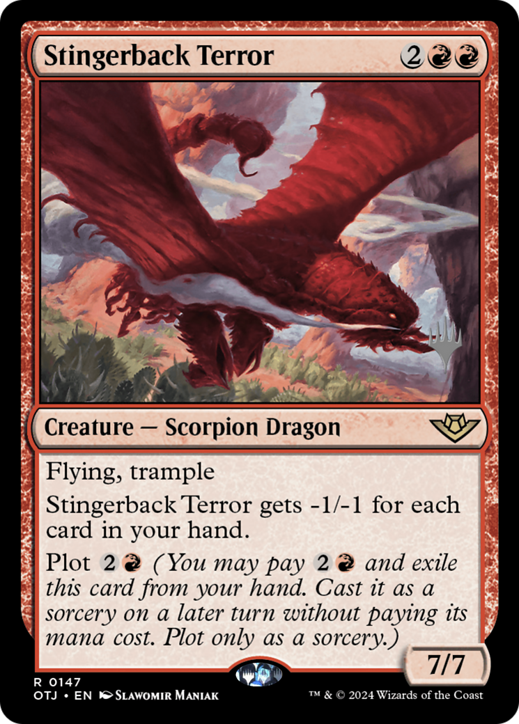 Image of Stingerback Terror (Promo Pack) [Outlaws of Thunder Junction Promos]