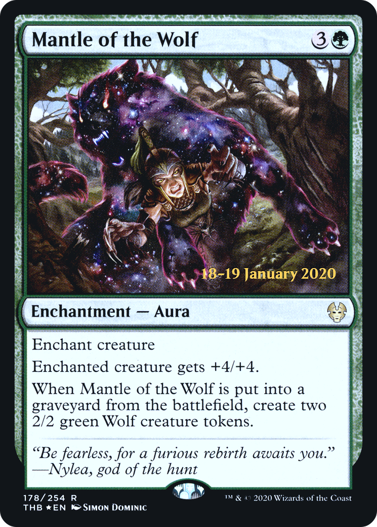 Image of Mantle of the Wolf [Theros Beyond Death Prerelease Promos]