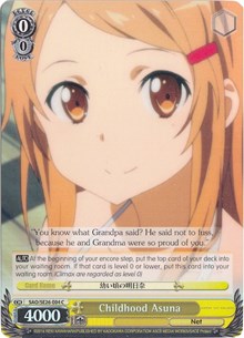 Image of Childhood Asuna (SAO/SE26-E04 C) (Parallel Foil) [Sword Art Online II Vol.2]