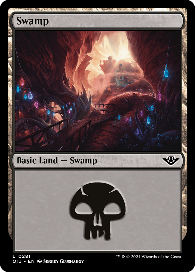 Image of Swamp (0281) [Outlaws of Thunder Junction]