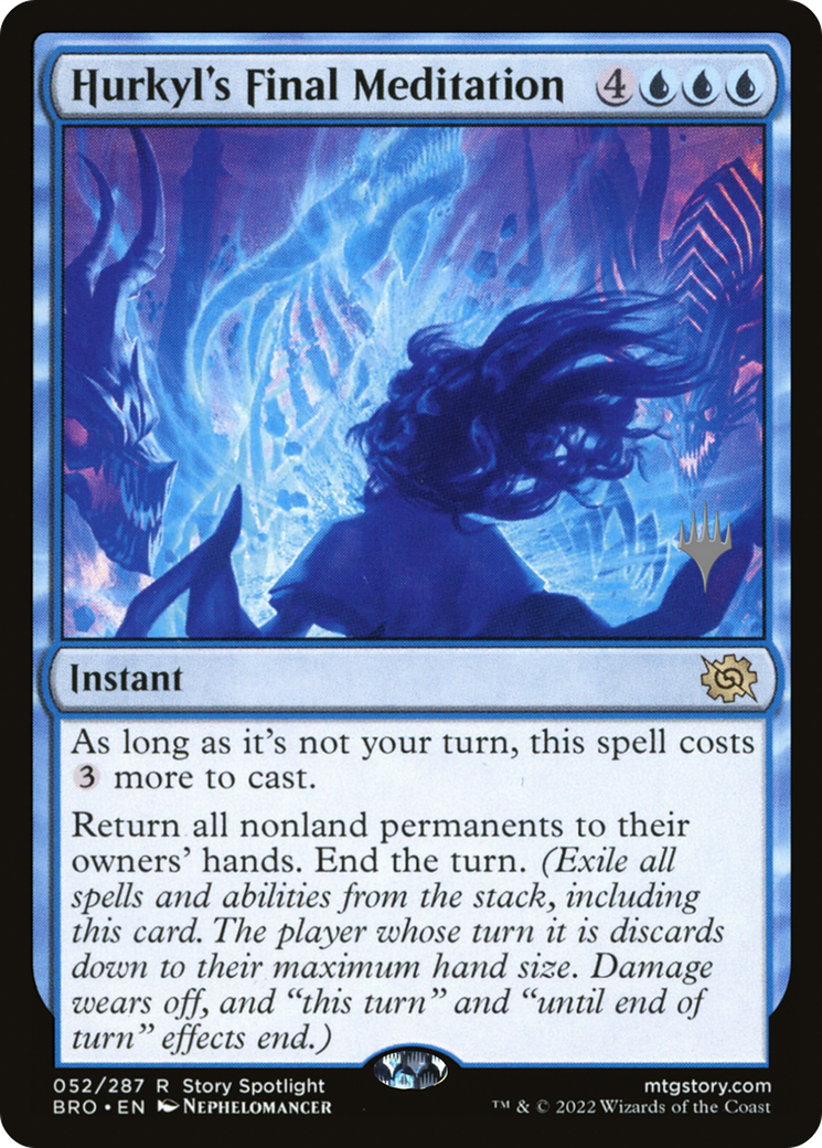 Image of Hurkyl's Final Meditation (Promo Pack) [The Brothers' War Promos]