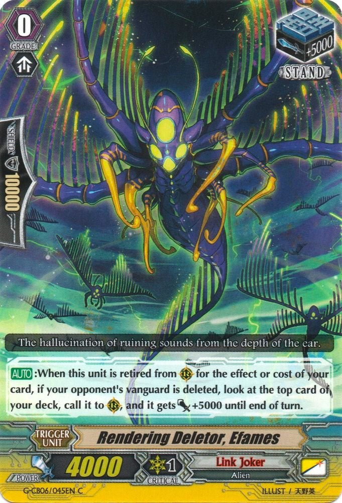 Image of Rendering Deletor, Efames (G-CB06/045EN) [Rondeau of Chaos and Salvation]