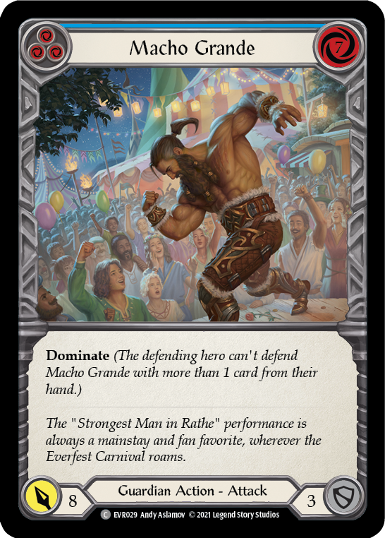 Image of Macho Grande (Blue) [EVR029] (Everfest)  1st Edition Normal